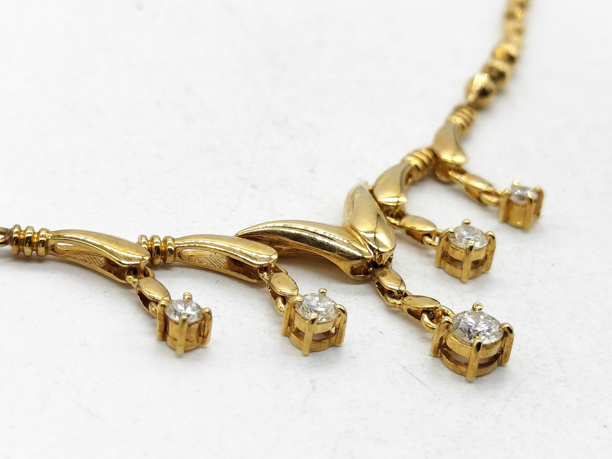 Mitsukoshi D0.50ct K18 8.6g Necklace