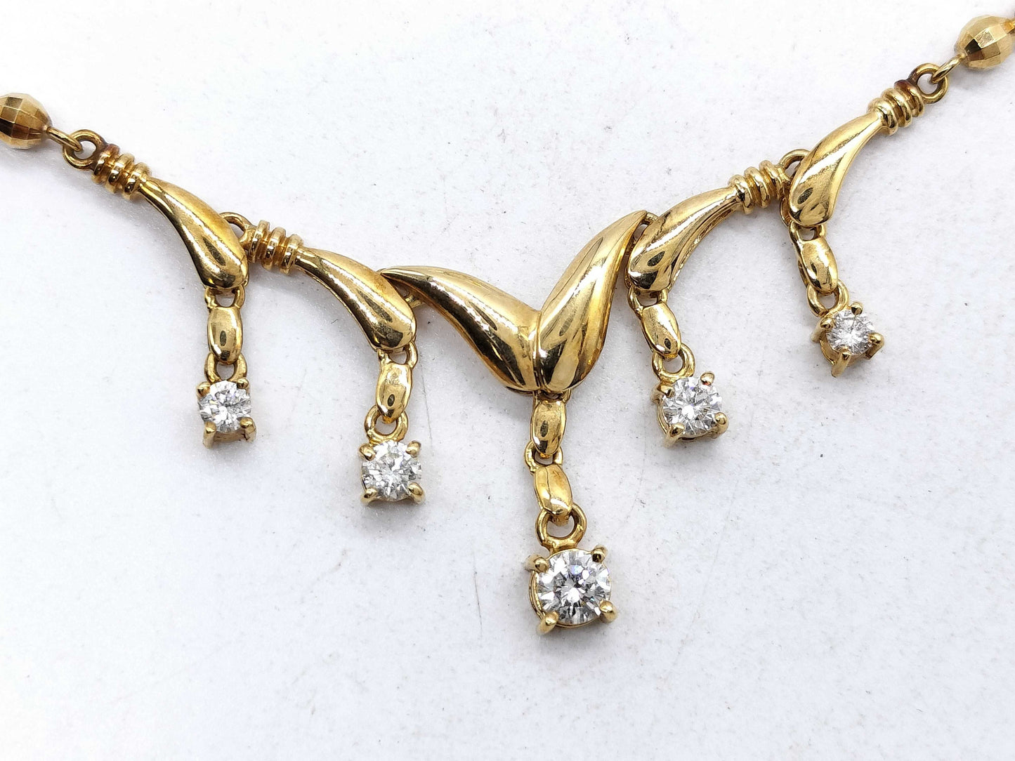 Mitsukoshi D0.50ct K18 8.6g Necklace