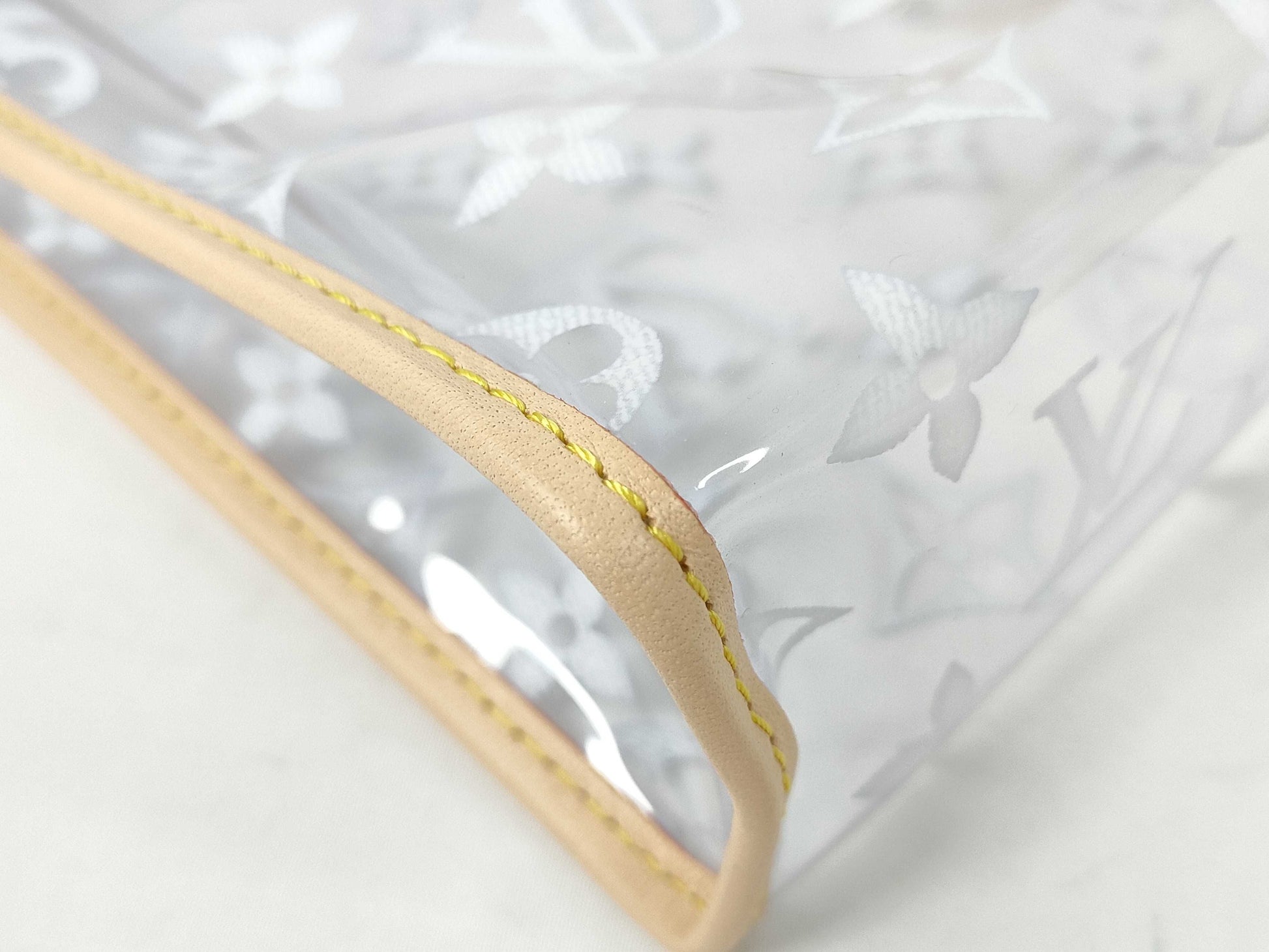 LOUIS VUITTON Monogram Vinyl Trio Toilette Pouch, Complete