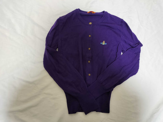 Vivienne Westwood Vivienne Westwood Knit Cardigan Purple Cardigan