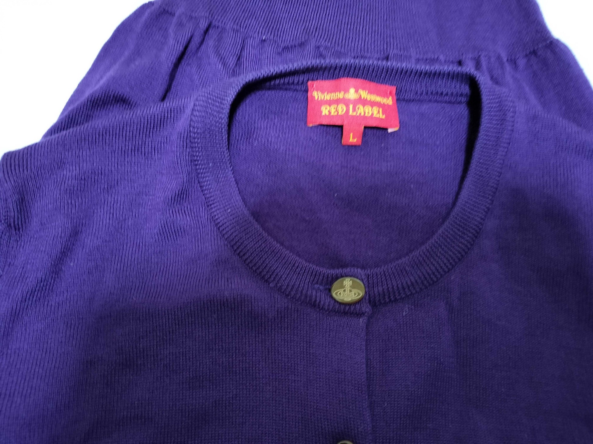 Vivienne Westwood Vivienne Westwood Knit Cardigan Purple Cardigan