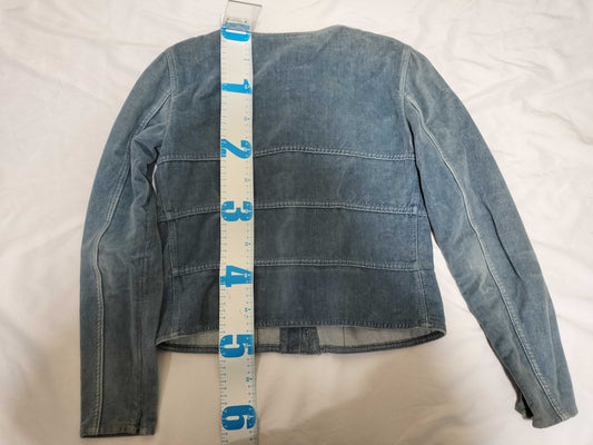 CHANEL Cotton Jacket Blue P20057 V11559 Jacket