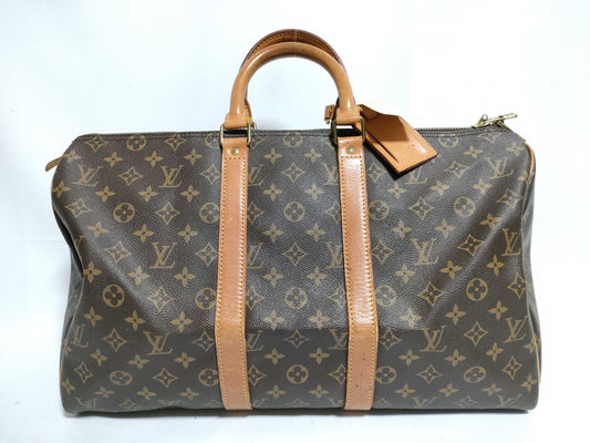 LOUIS VUITTON Monogram M41428 Keypol 45 Boston Bag