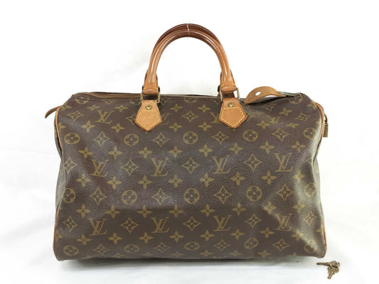 LOUIS VUITTON Monogram M41107 Speedy 35 Boston Bag