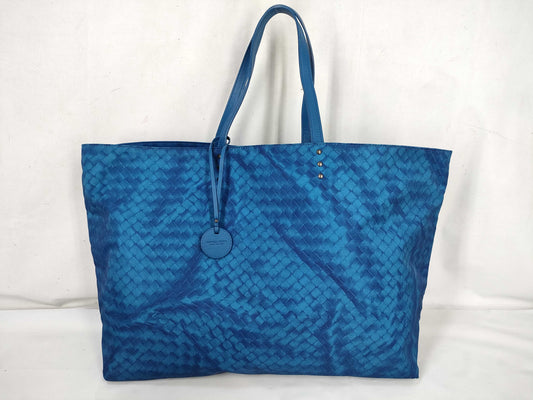 BOTTEGA VENETA Intrecciato Print Tote Bag