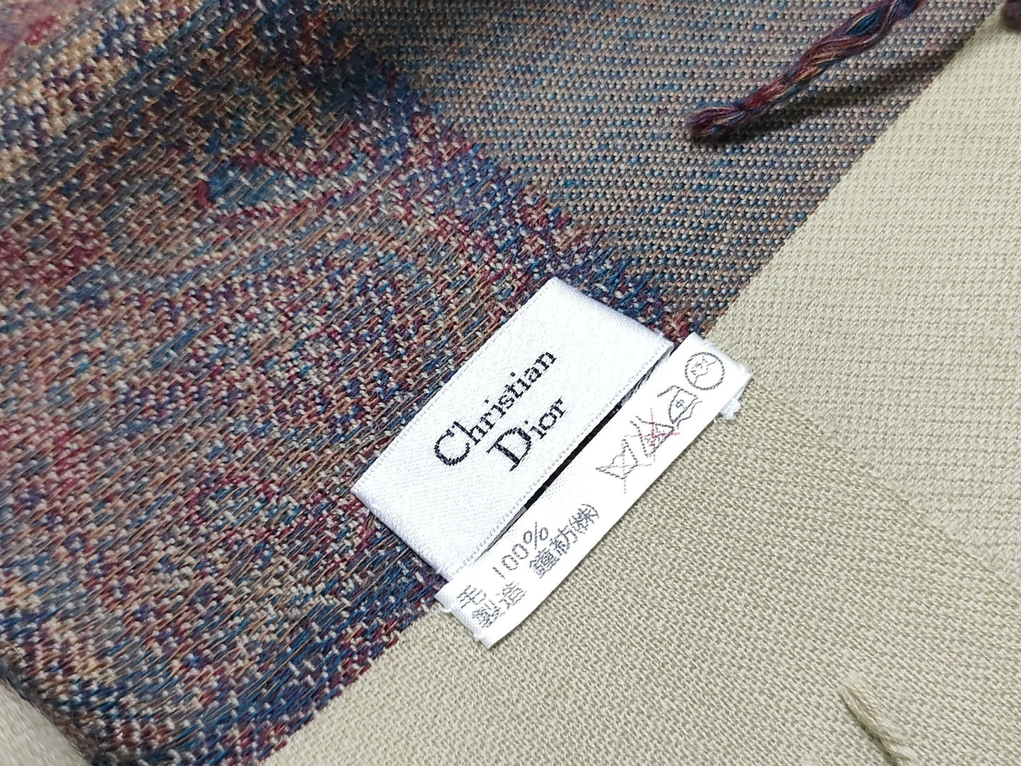 Dior large stole scarf