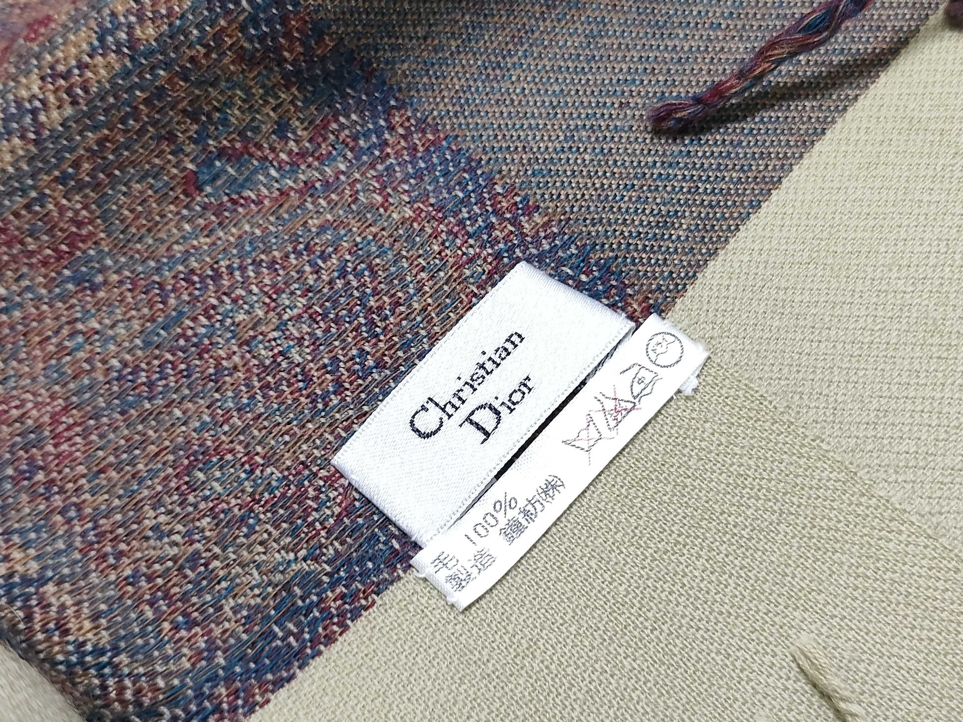 Dior large stole scarf