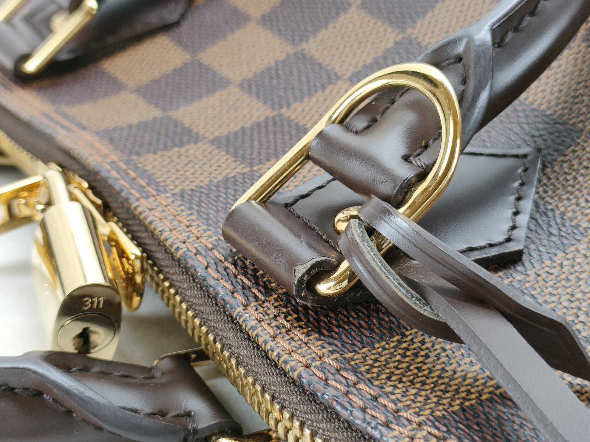 LOUIS VUITTON Damier N53151 Alma PM Handbag