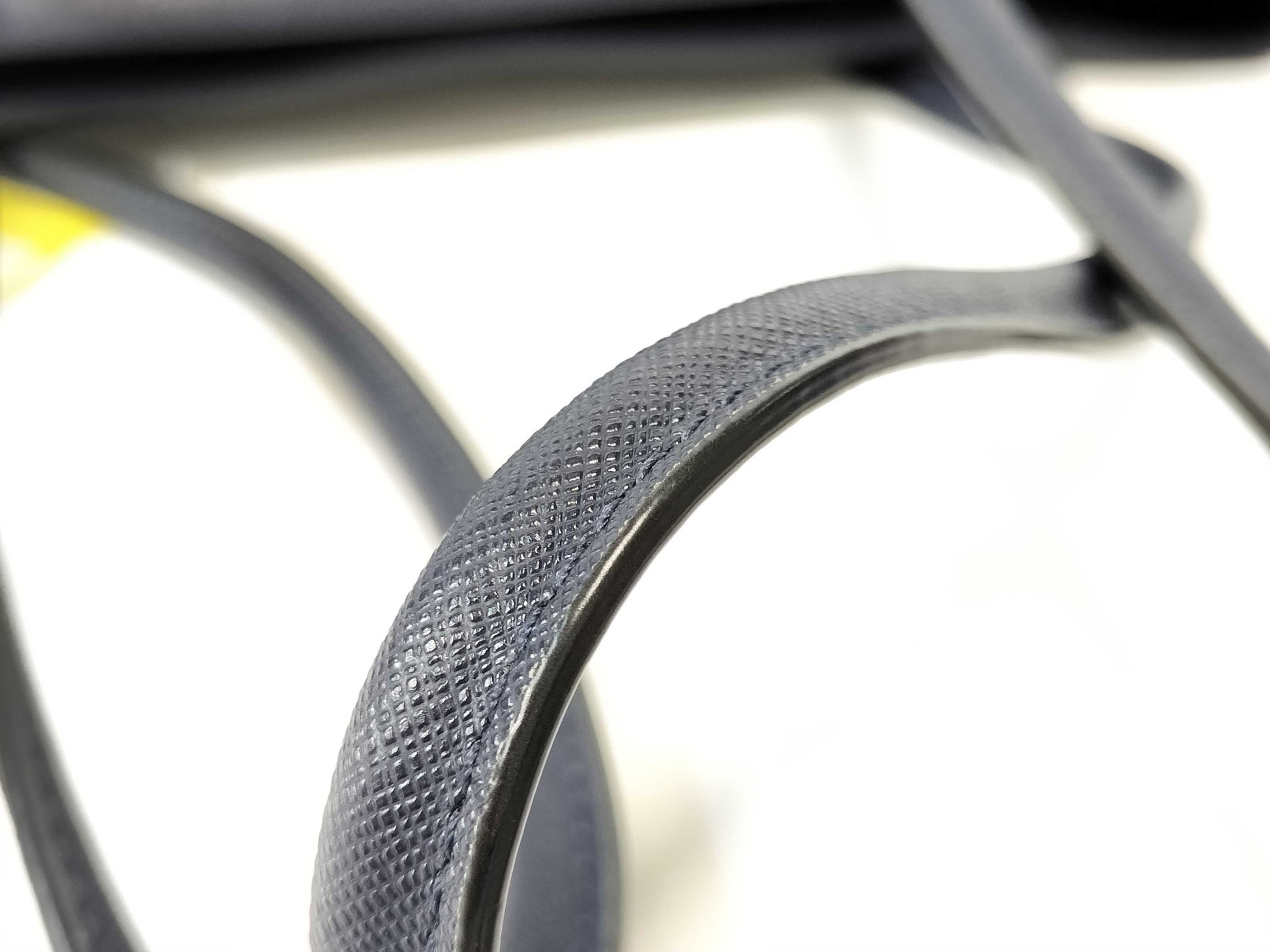 MARC JACOBS Leather Tote Bag Navy Tote Bag