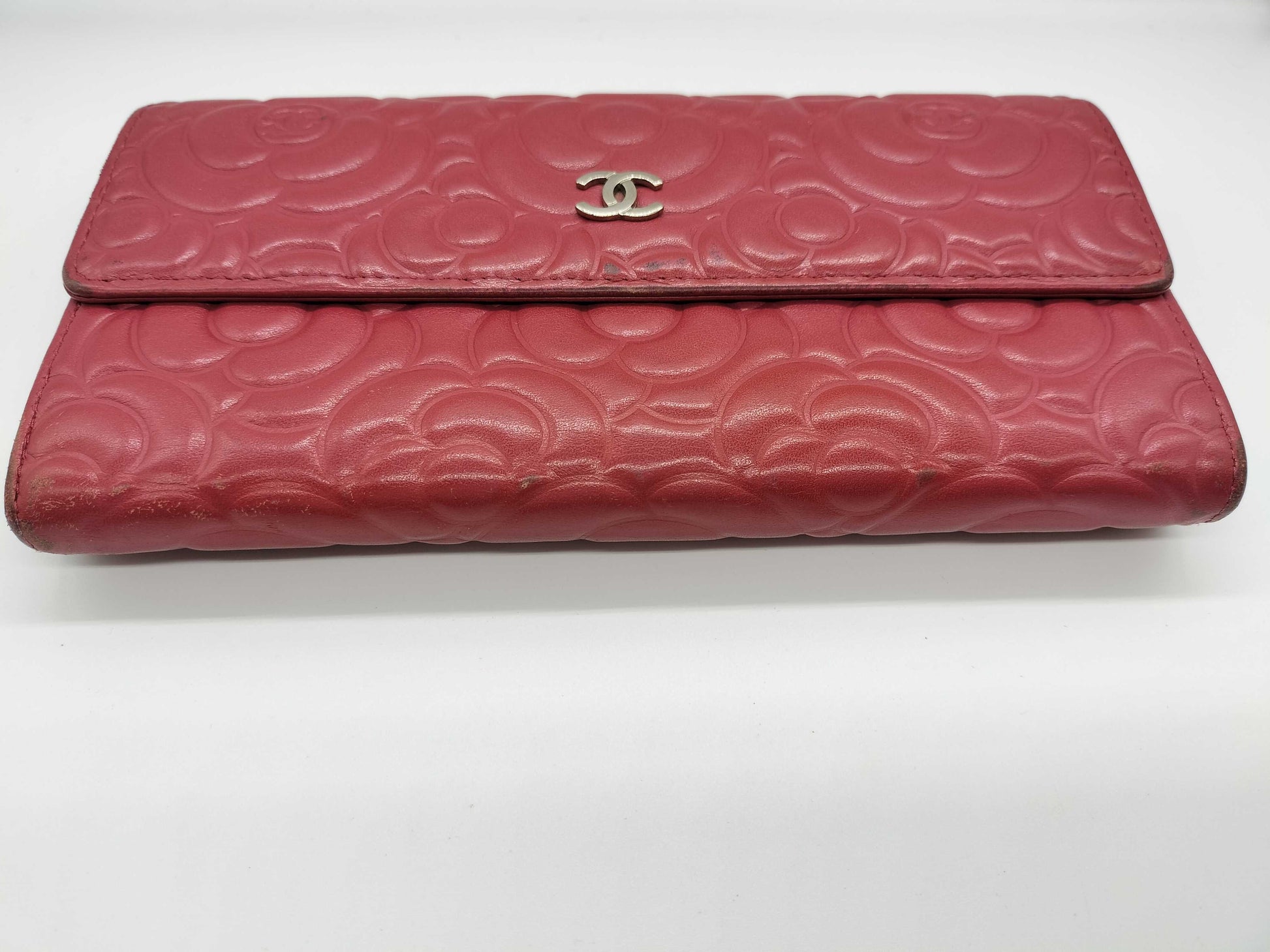 CHANEL Camellia Long Wallet