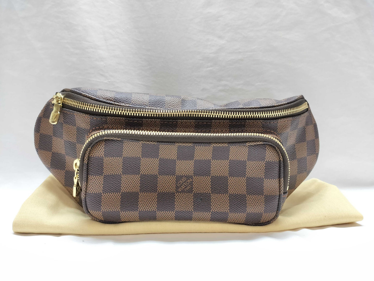 LOUIS VUITTON Damier Bum Bag Mervyle Shoulder Bag