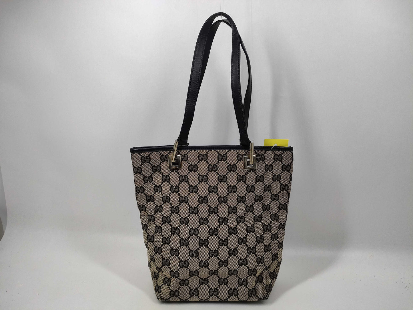 GUCCI GG Canvas Canvas/Leather Tote Bag