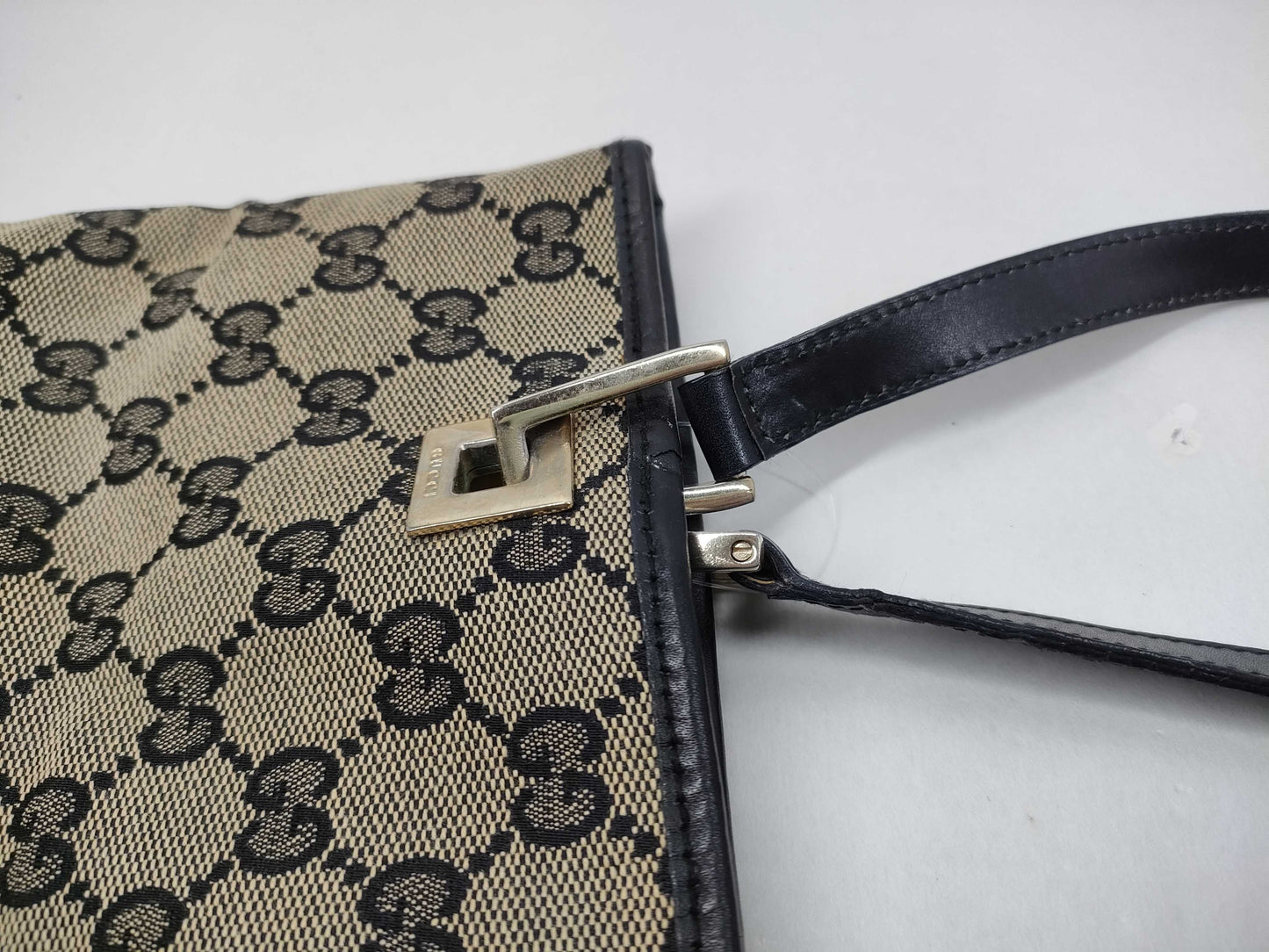 GUCCI GG Canvas Canvas/Leather Tote Bag