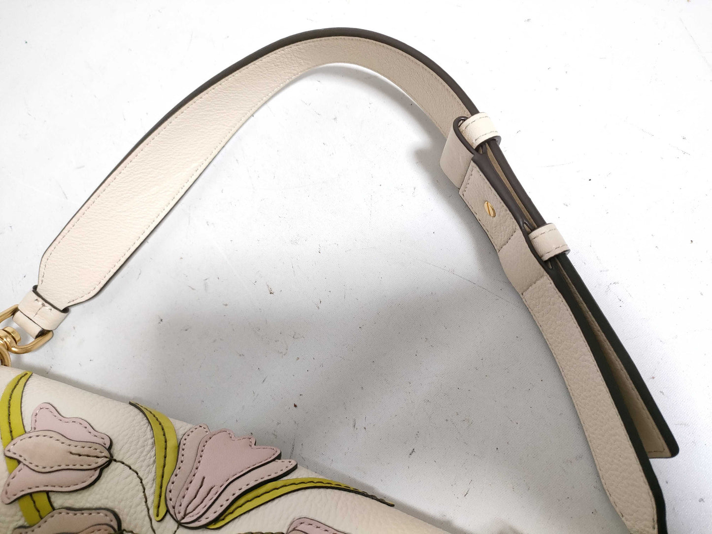 Tory Burch Floral/Leather/2Way Chain Shoulder Bag Shoulder Bag