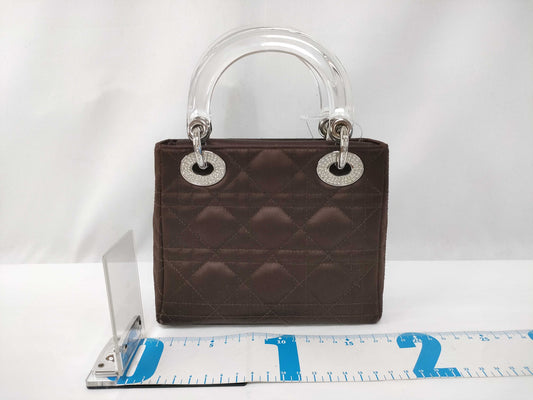 Dior Lady Dior Rhinestone/Mini Handbag