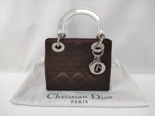 Dior Lady Dior Rhinestone/Mini Handbag