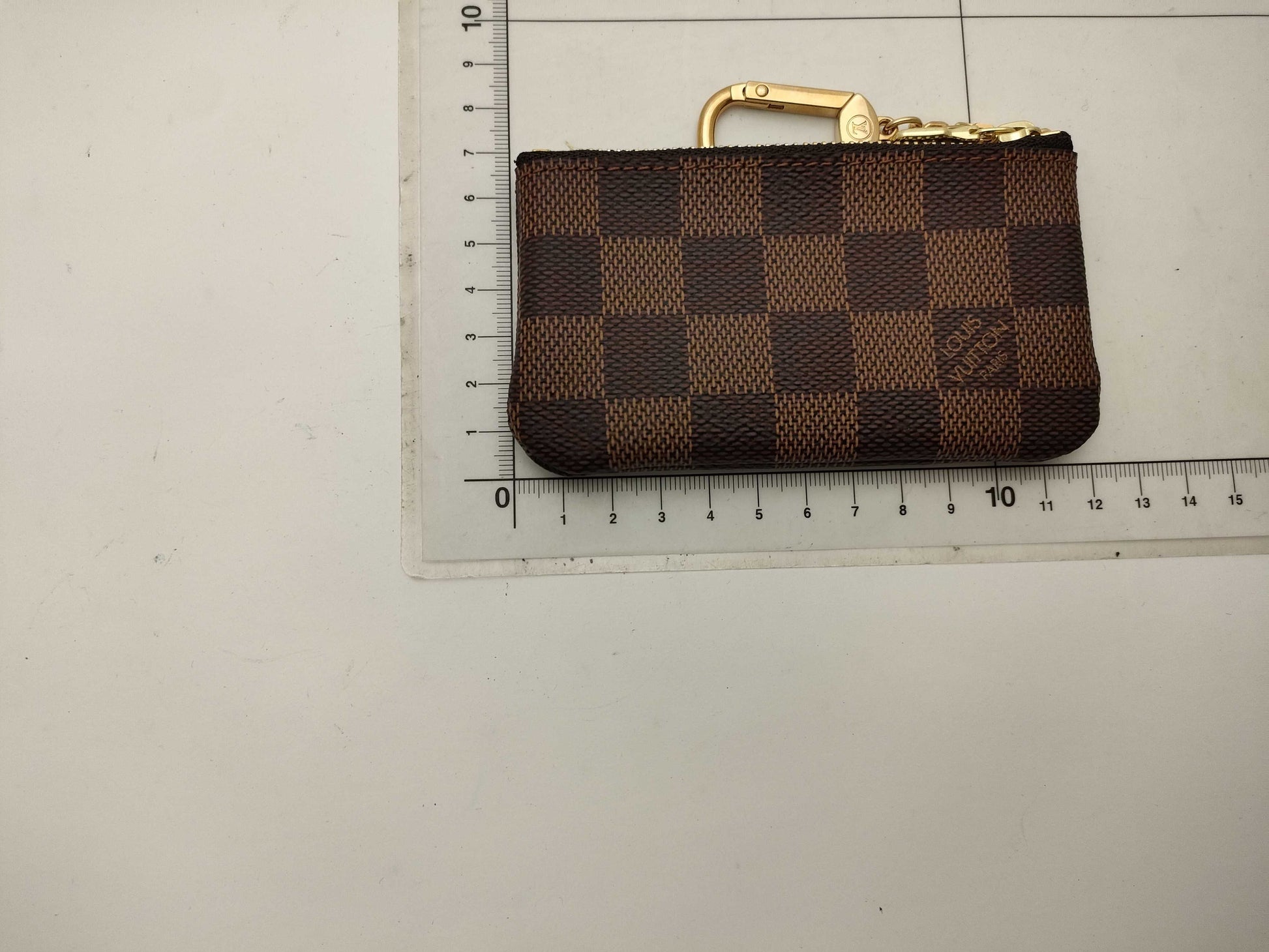 LOUIS VUITTON Damier Pochette Cle Coin Case