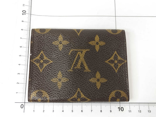 LOUIS VUITTON Monogram M62920 Monogram Envelope Carte de Visite Card Case, Pass Case, Business Card Holder
