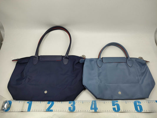 PRADA nylon plastic handbag / Longchamp two-piece handbag