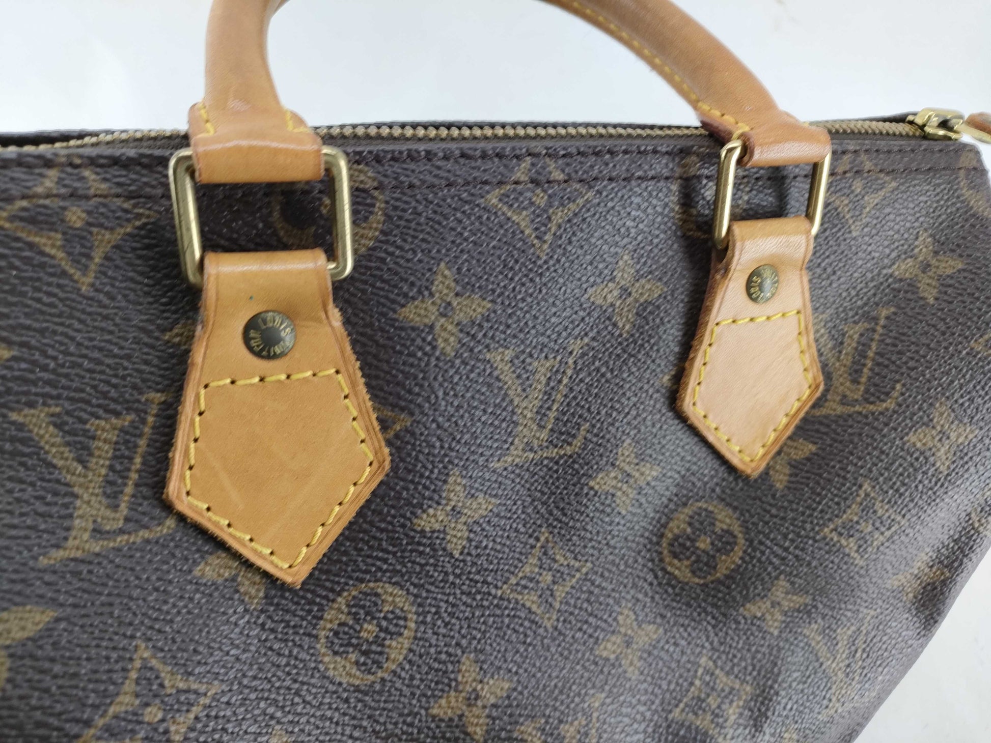 LOUIS VUITTON Monogram M41109 Speedy 25 Handbag