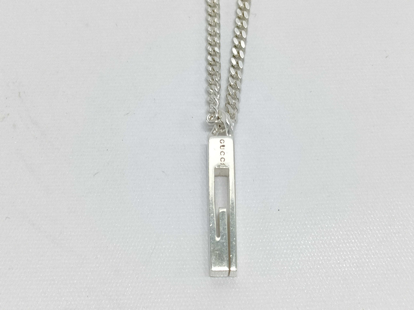GUCCI G logo necklace 925 necklace