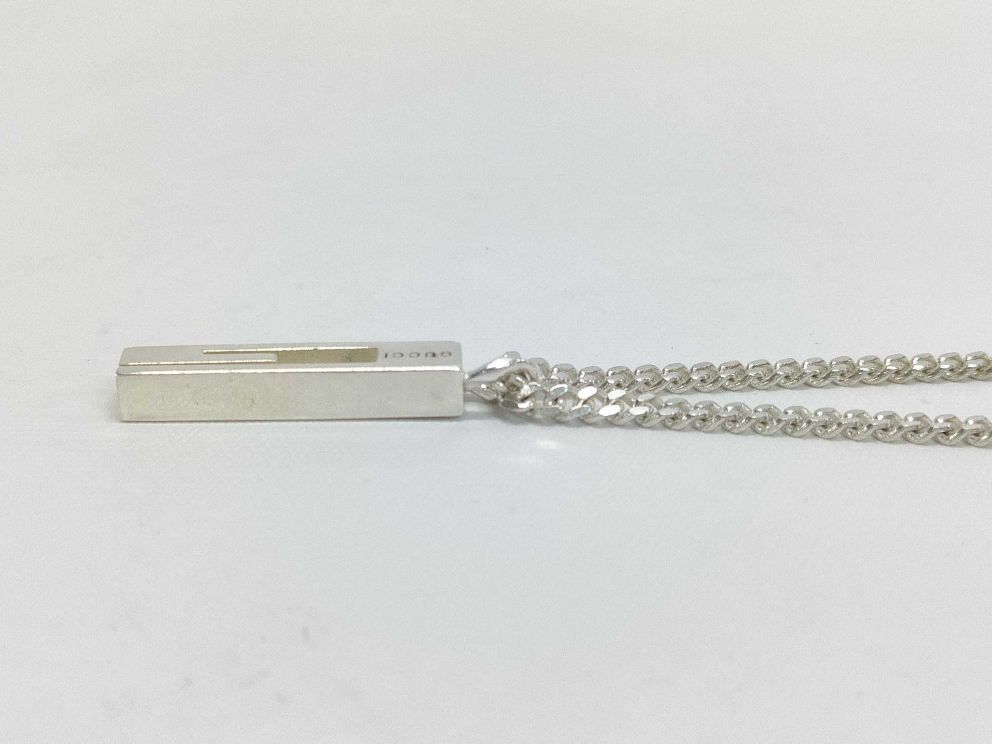 GUCCI G logo necklace 925 necklace