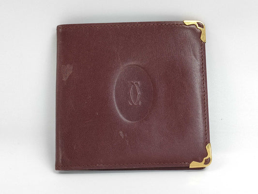 Cartier Bordeaux Card Case, Card Case, Pass Case, Business Card Case