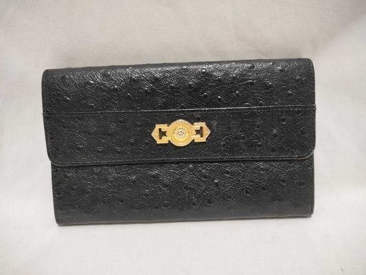 VERSACE Sunburst/Ostrich Embossed/Wallet