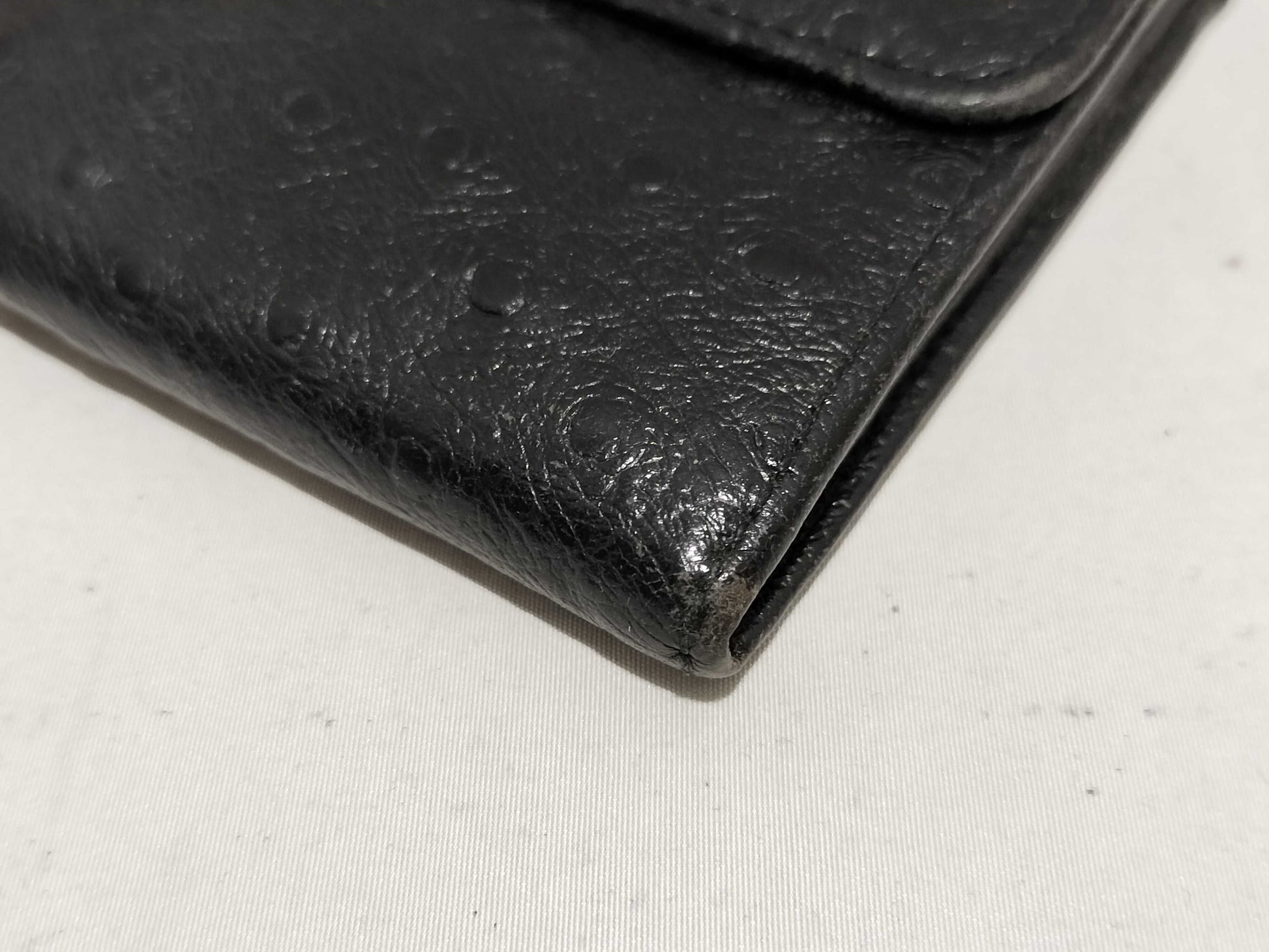 VERSACE Sunburst/Ostrich Embossed/Wallet