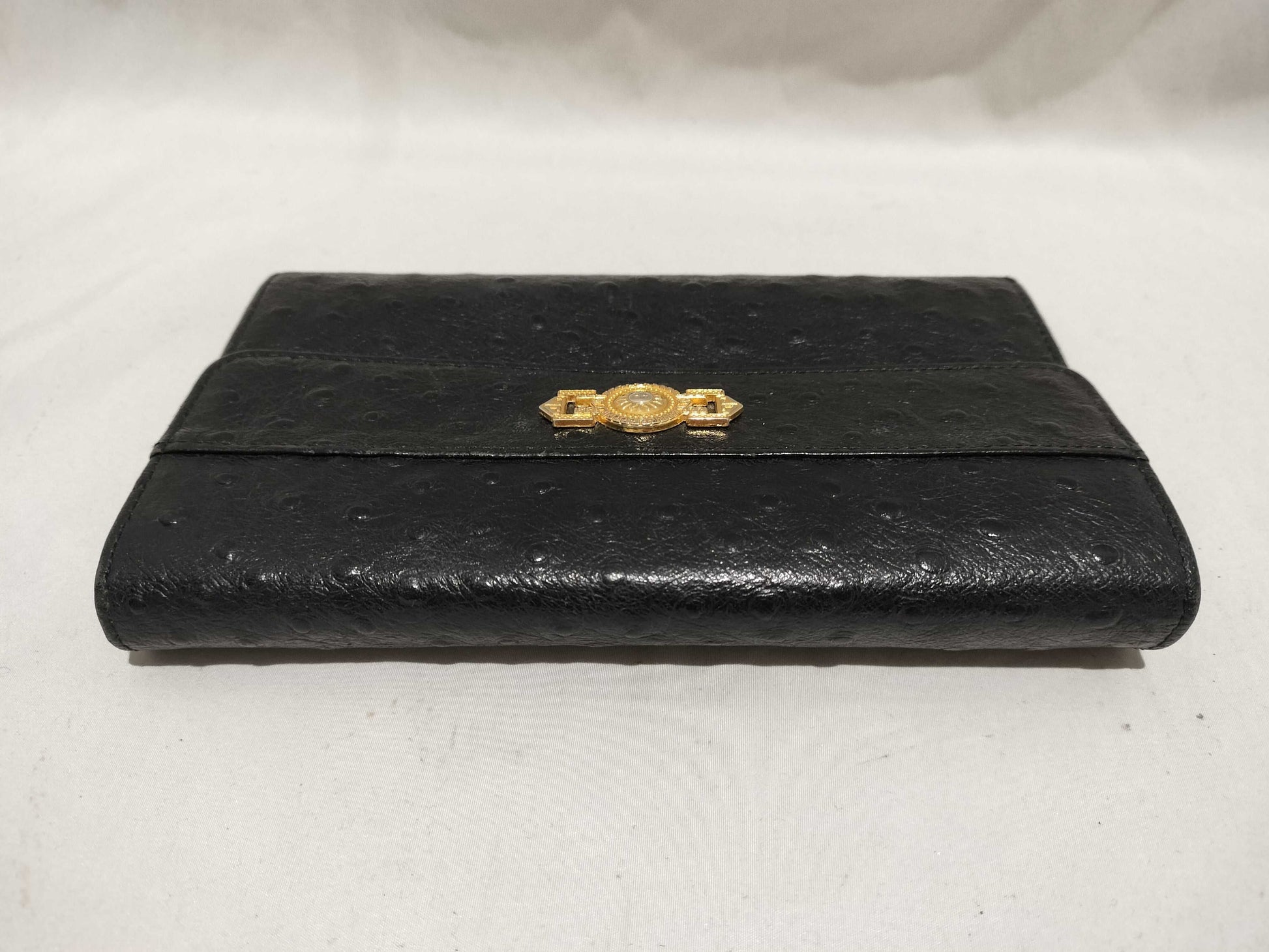 VERSACE Sunburst/Ostrich Embossed/Wallet