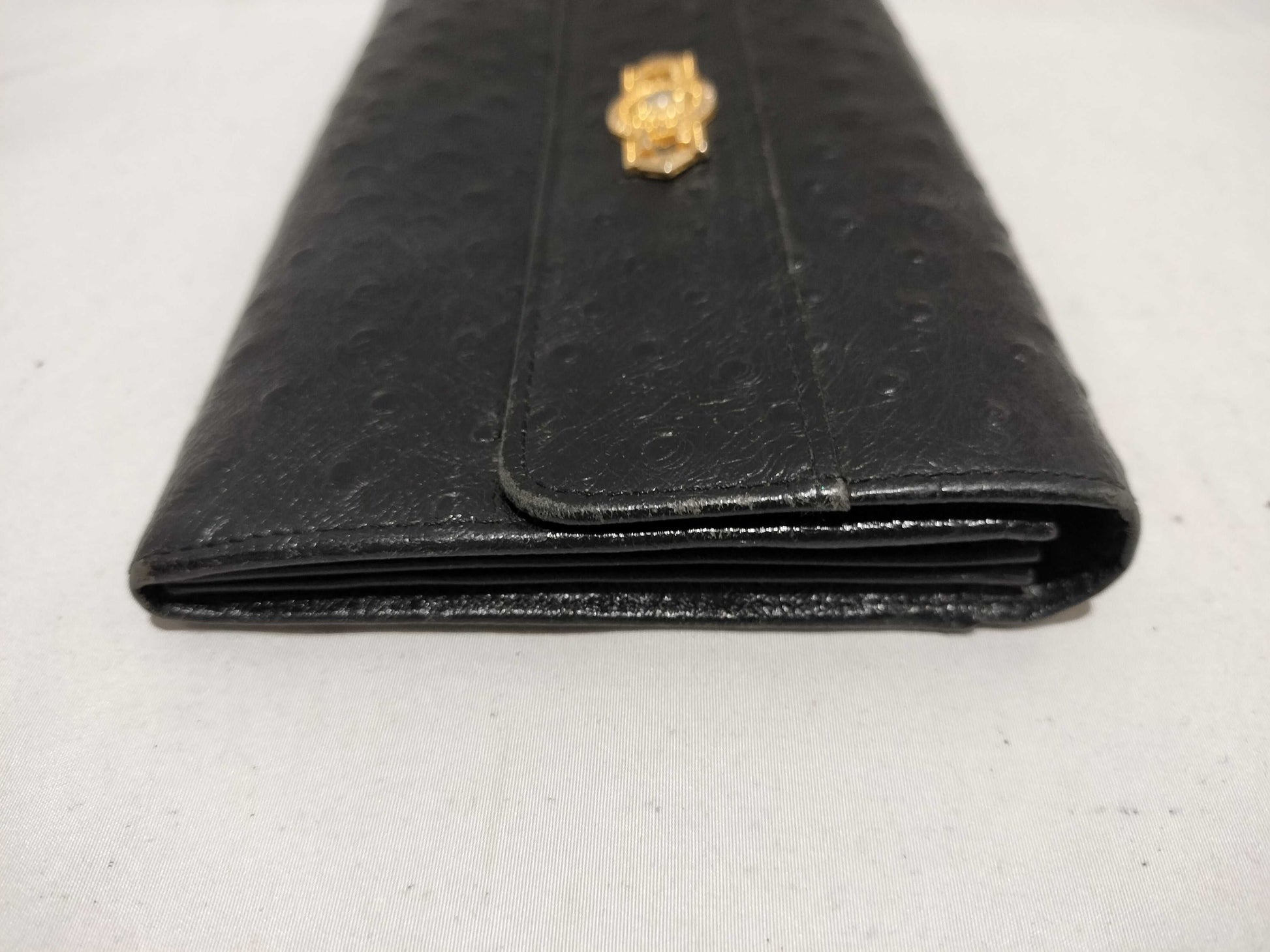 VERSACE Sunburst/Ostrich Embossed/Wallet
