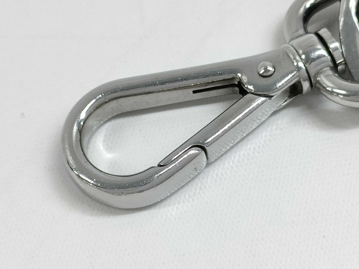 PRADA Saffiano Logo Key Ring Keychain Key Case Keychain