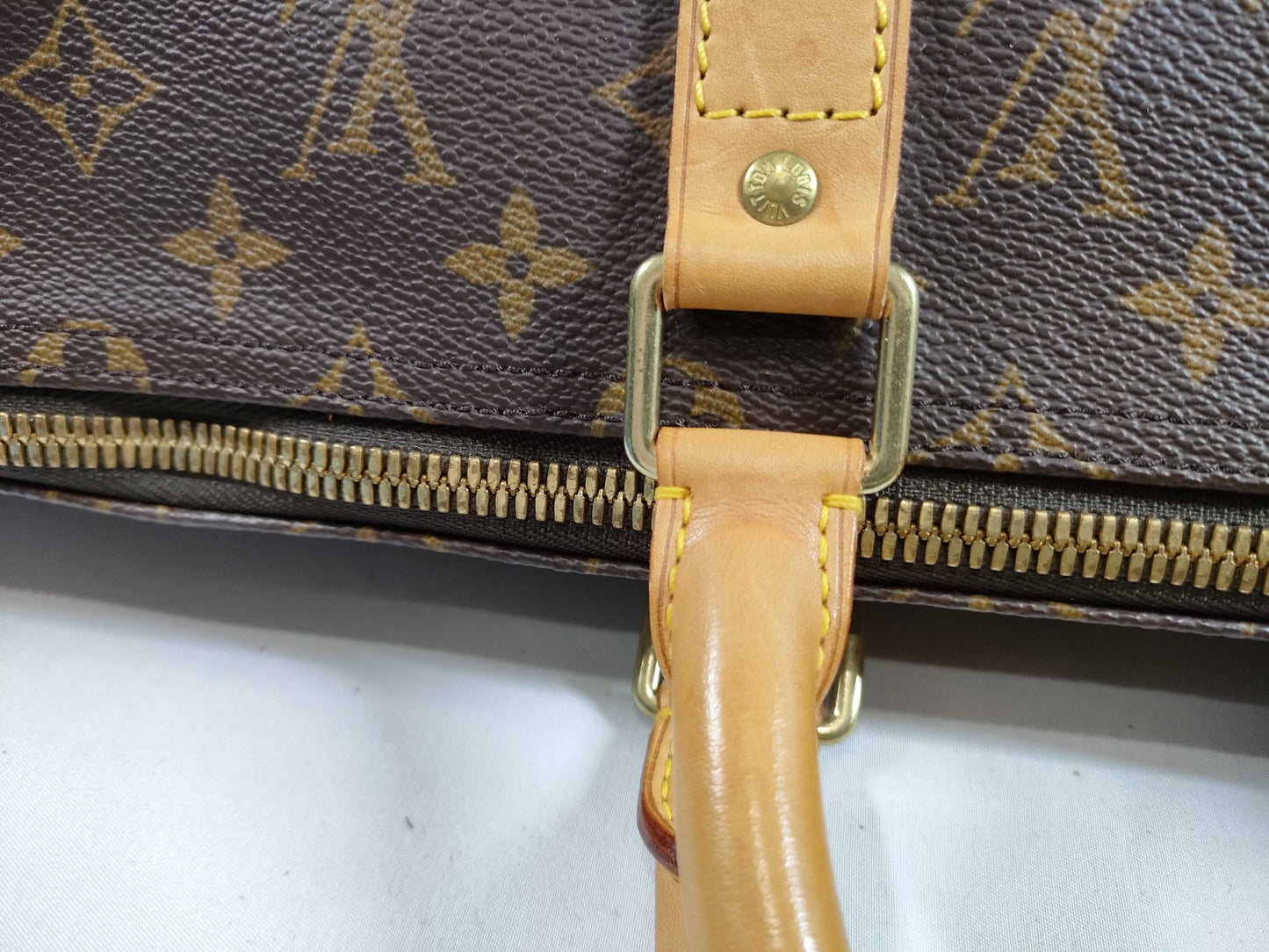 LOUIS VUITTON Monogram Keepall 50 Boston Bag