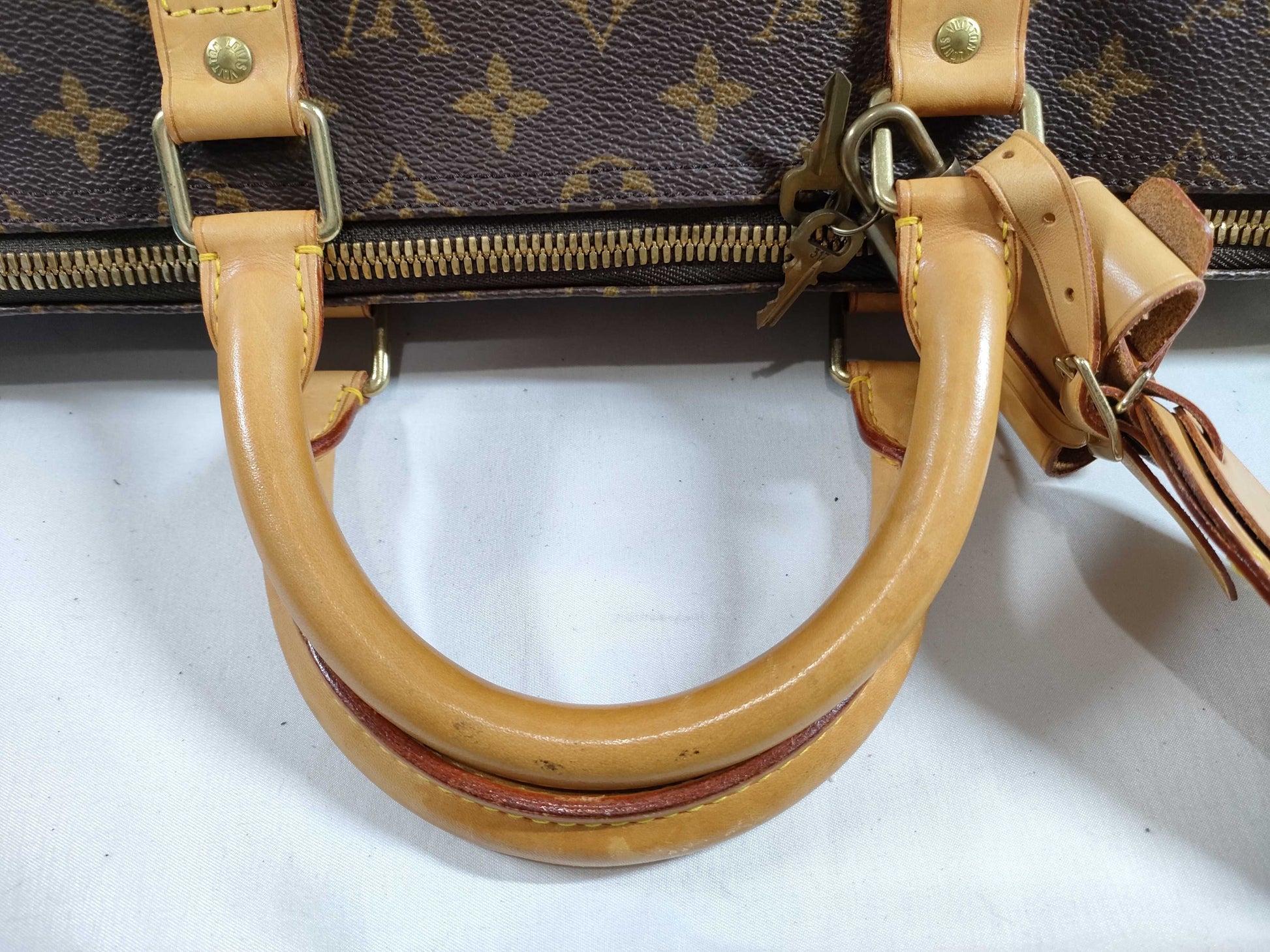 LOUIS VUITTON Monogram Keepall 50 Boston Bag