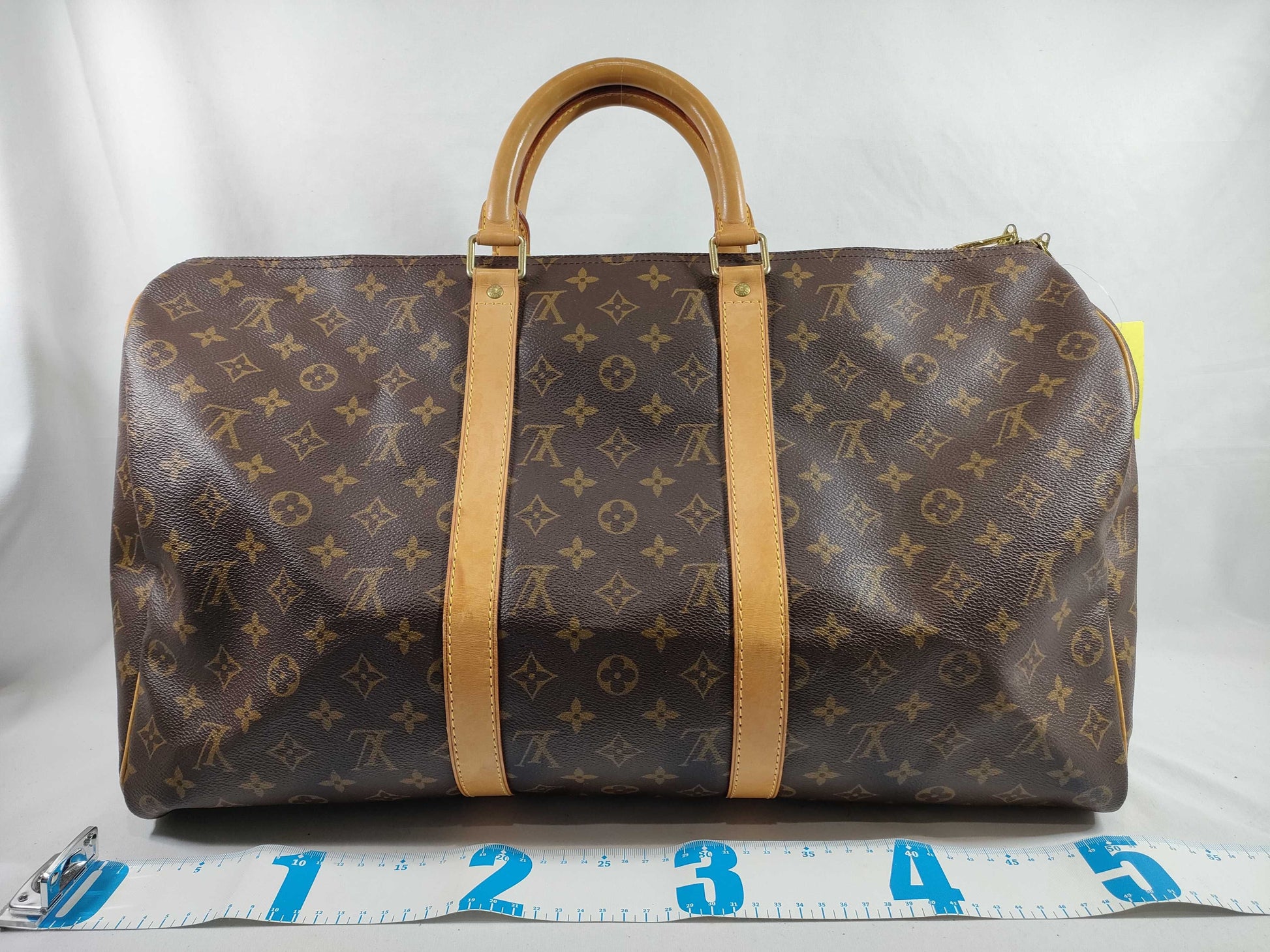 LOUIS VUITTON Monogram Keepall 50 Boston Bag