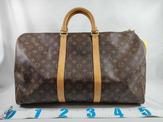 LOUIS VUITTON Monogram Keepall 50 Boston Bag
