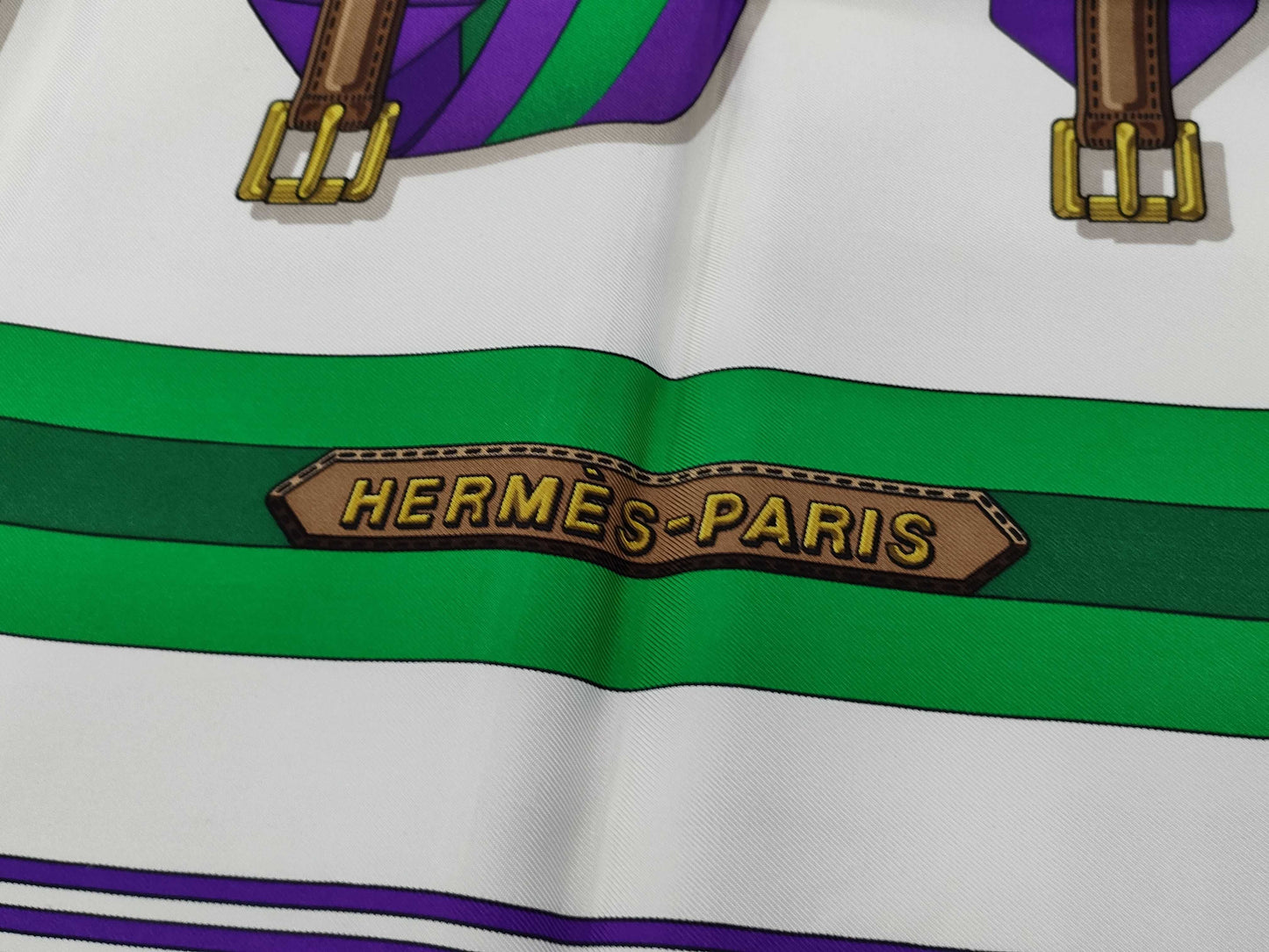 HERMES Carré J.METZ Les Sangles Suspender Belt Other Accessories