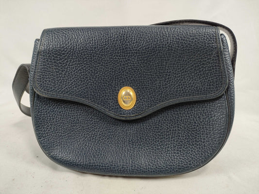 Dior Leather CD Logo Shoulder Bag
