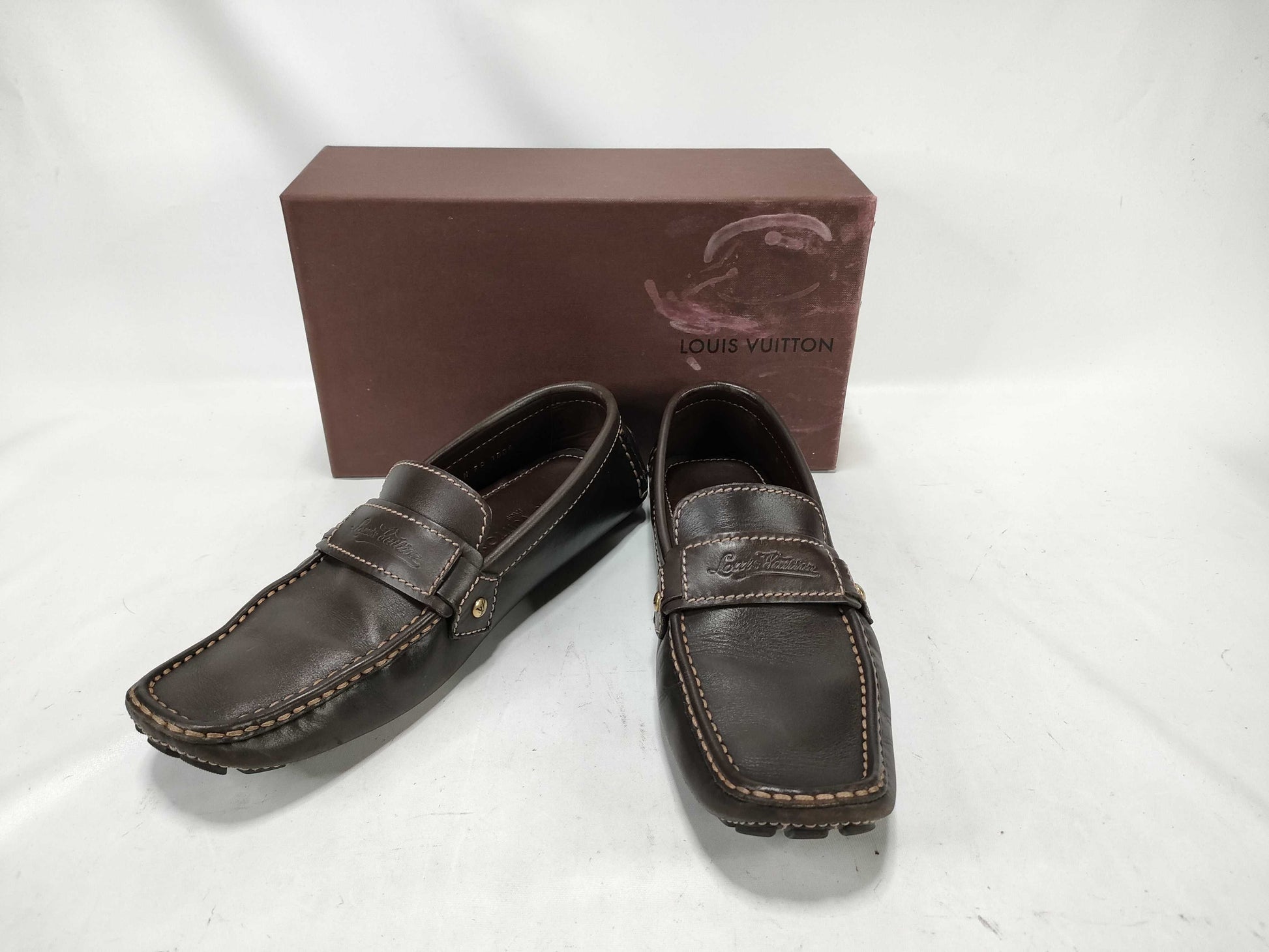 LOUIS VUITTON Driving Shoes Loafers