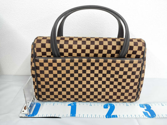 LOUIS VUITTON Damier Sauvage M92131 Lion Handbag