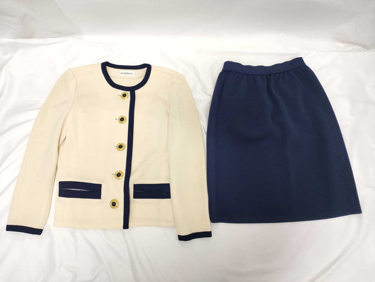 Yves Saint Laurent No-collar/Set-up Jacket Skirt Other Apparel