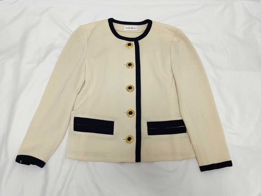 Yves Saint Laurent No-collar/Set-up Jacket Skirt Other Apparel