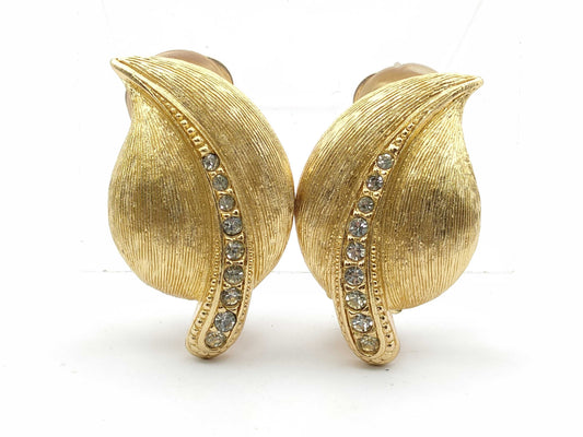 Dior gold earrings