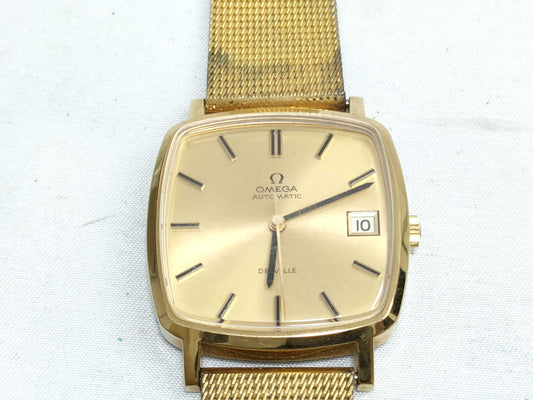 OMEGA Devil Square Gold Color Automatic Antique Women's Watch