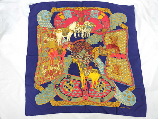 HERMES Carré ART des STEPPES Scarf