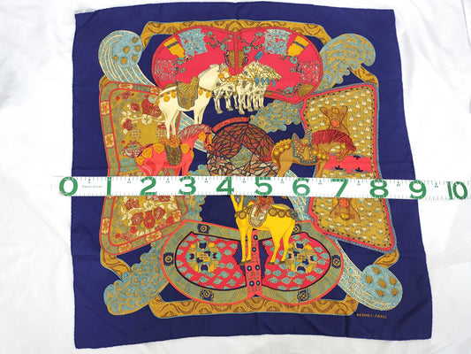 HERMES Carré ART des STEPPES Scarf