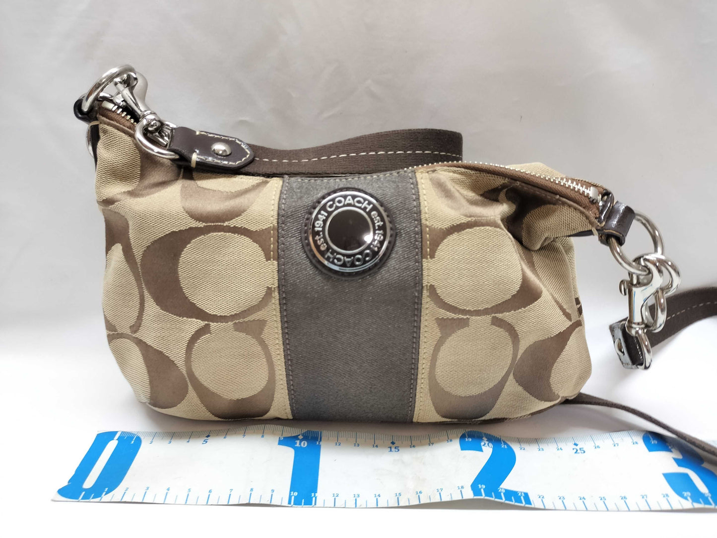 COACH Signature Leather/2-Way Shoulder Bag 3-Piece Set