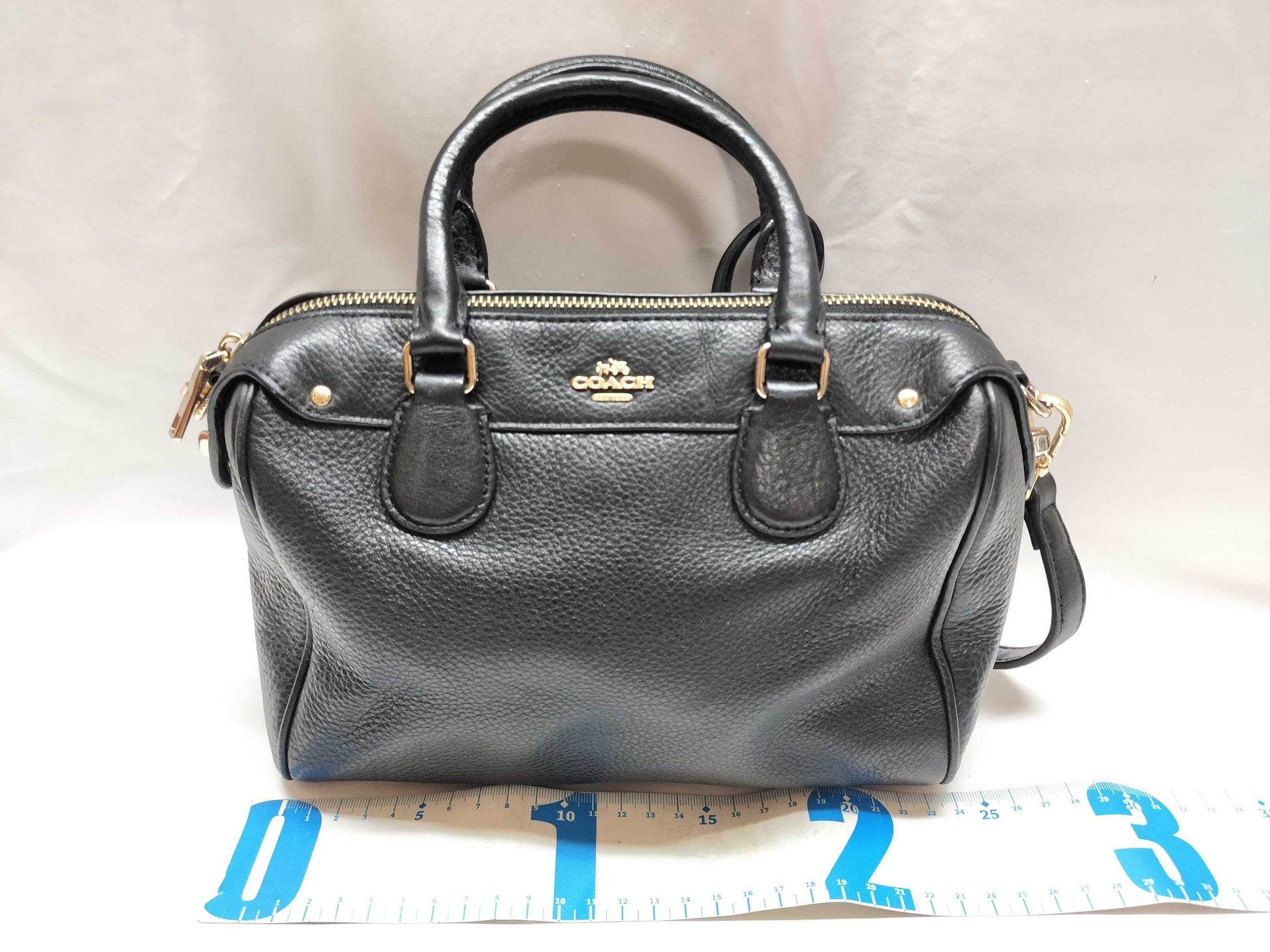 COACH Signature Leather/2-Way Shoulder Bag 3-Piece Set