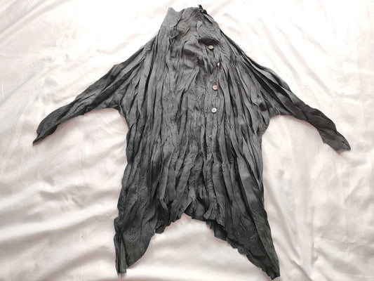 ISSEY MIYAKE Pleats Please Shirt Black Tops