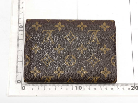 LOUIS VUITTON Monogram Porte Tresor Etui Papier Wallet